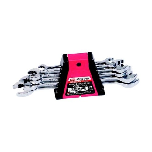 両口スパナ クイックスパナセット 5点セ