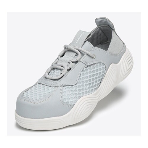 作業靴 マンダムLightCool グレ