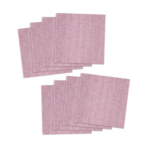 撥水タイルマット 8枚入 メランジピンク