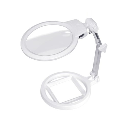 TS−7 スタンドルーペ130mm2倍白