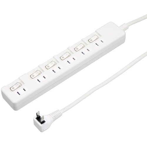 H8S662WH 6個口節電タップ2m白