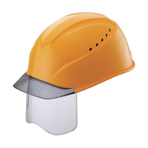 エアライトS搭載ヘルメット(グレー透明ひ