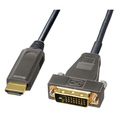 HDMI−DVI AOC(光ファイバ)ケ