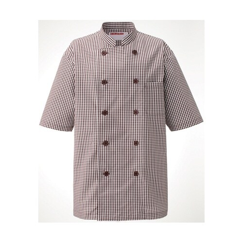 コックシャツ ブラウン 3L 639−2