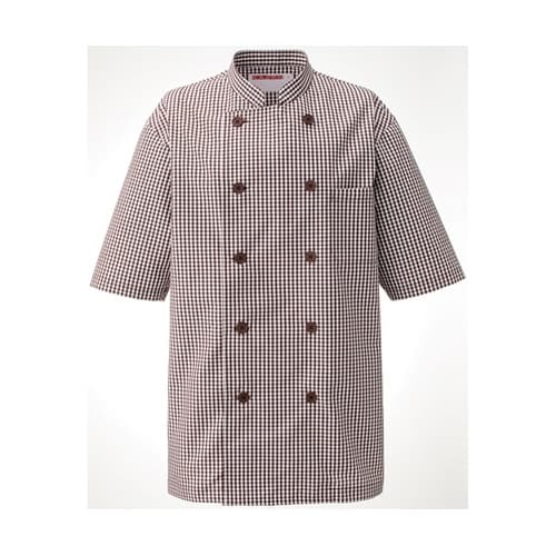 コックシャツ ブラウン LL 639−2