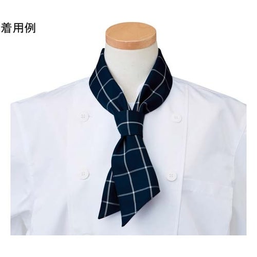 スカーフ ネイビーチェック フリー AP