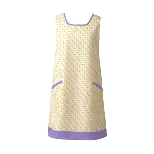 ドットカバーエプロン イエロー L KZ