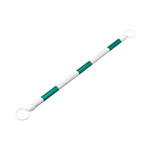 122336 トラ柄コーンバー緑反射/白