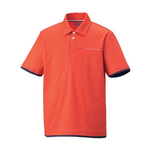 ニットシャツ オレンジ SS KZN23