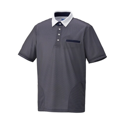 ニットシャツ ネイビー SS KZN23