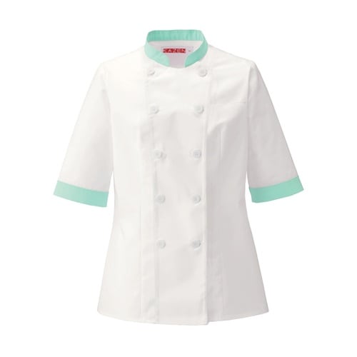 レディスコックシャツ ピスタチオ S 6