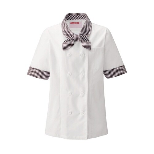 レディスコックシャツ ブラウン L 63