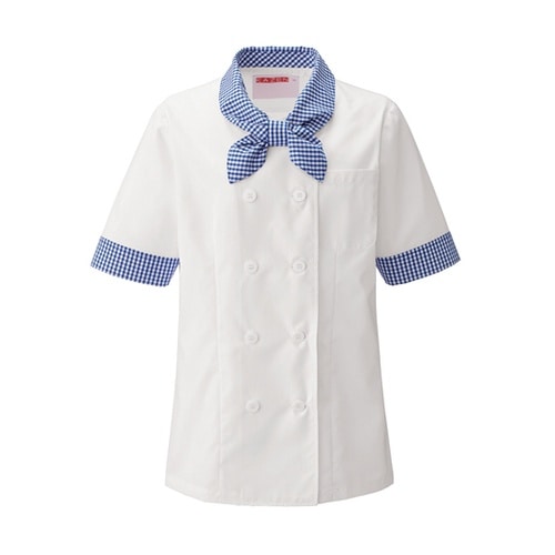 レディスコックシャツ ブルー S 630