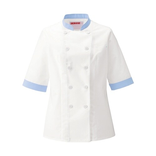 レディスコックシャツ ブルーベリー LL