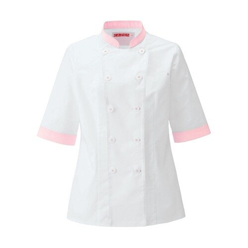 レディスコックシャツ ラズベリー LL