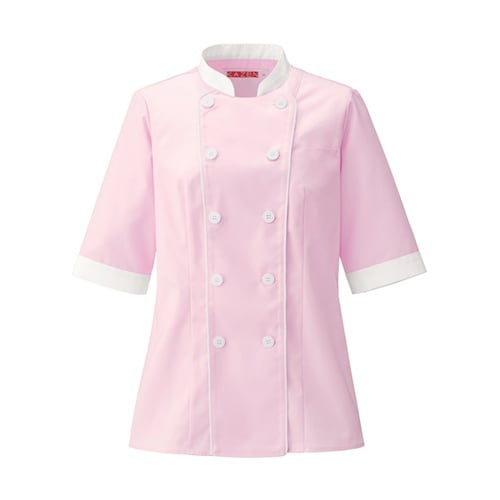 レディスコックシャツ ラズベリー LL