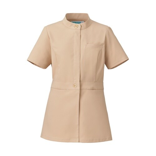 レディスジャケット半袖 ベージュ M K