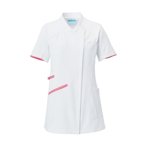 レディスチュニックジャケット半袖 ホワイ