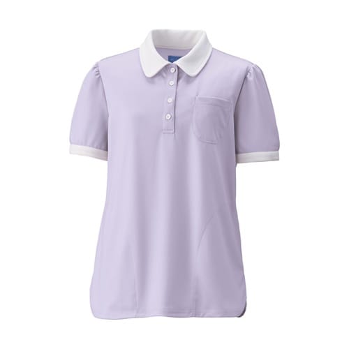 レディスニットシャツ ラベンダー M K