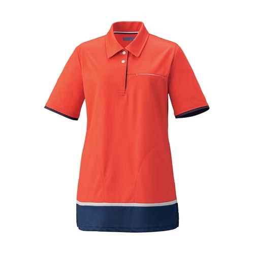 レディスニットシャツ(チュニック)オレン