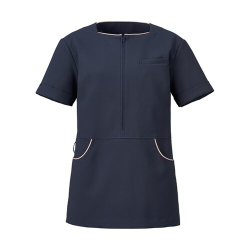 レディスプルオーバー ネイビー×ベージュ