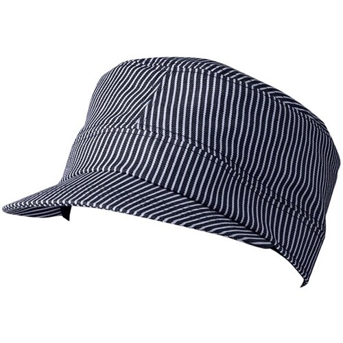 ワークキャップ ヒッコリーストライプ フ