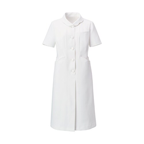 ワンピース半袖 ホワイト 17号 YW1