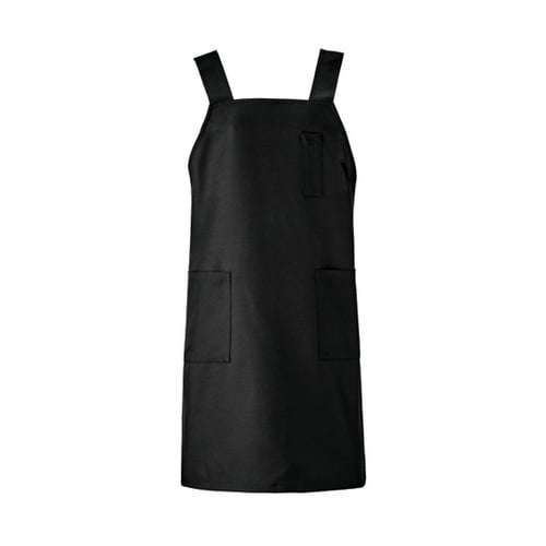 胸当てエプロン ブラック M KZN49