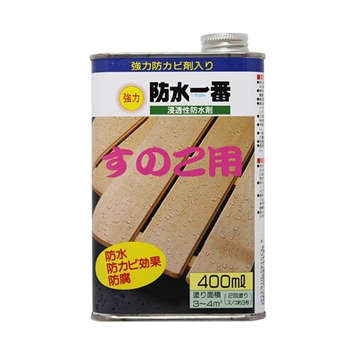 日本特殊塗料強力 防水一番透明400mL