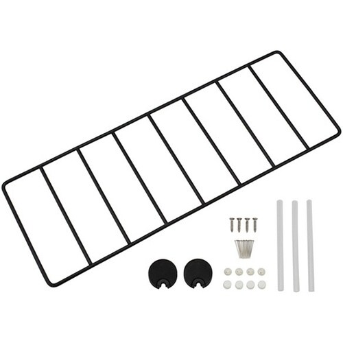 98483 ワイヤーシェルフ ロング 黒