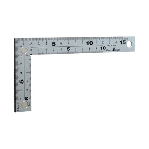 10435曲尺厚手広巾 シルバー15cm