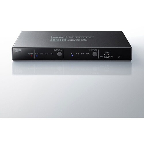 4K・HDR・光デジタル出力付きHDMI