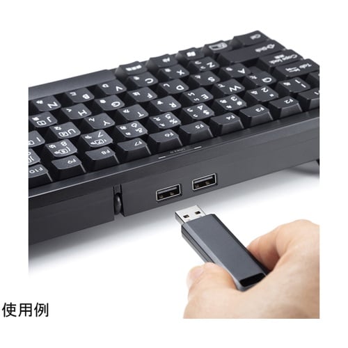 USBハブ付コンパクトキーボード SKB