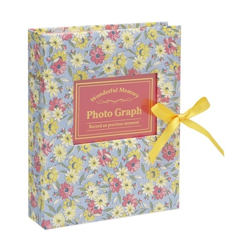 フレームアルバム 花柄ブルー XP−33