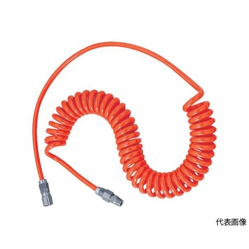 UCH7 ウレタンコイルホース オレンジ