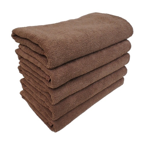 フェイスタオル 5枚入 スレン染め ブラ