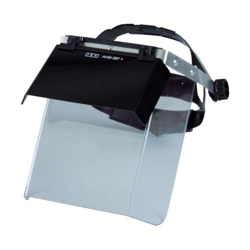 二重防災面 遮光・クリア かぶりタイプ