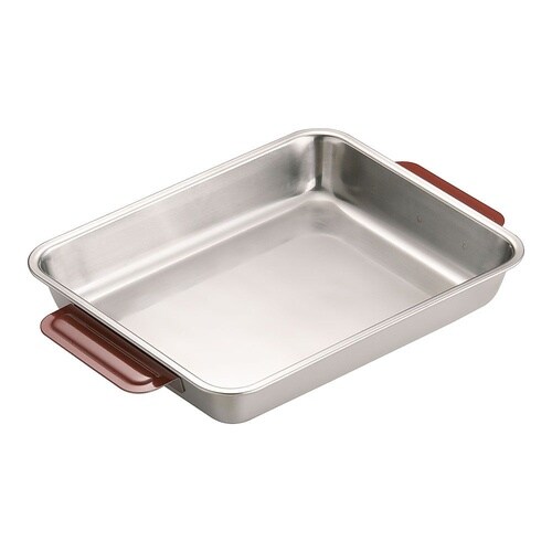 ABTH225 カラーハンドル角バット赤