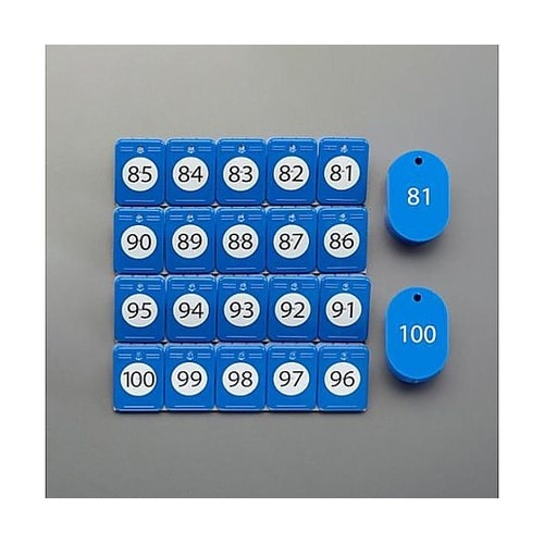 番号札(81−100) EA956V−1