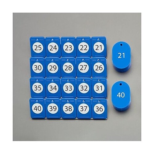 番号札(21− 40) EA956V−1