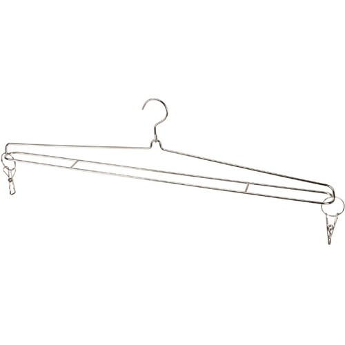 メタリア ステンレス製 バスタオルハンガ