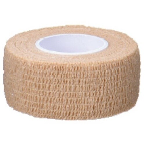 自着性弾力包帯 肌色 2.5cm 24巻