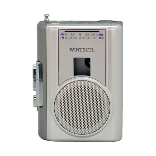 ACアダプター付属ラジオ付テープレコーダ