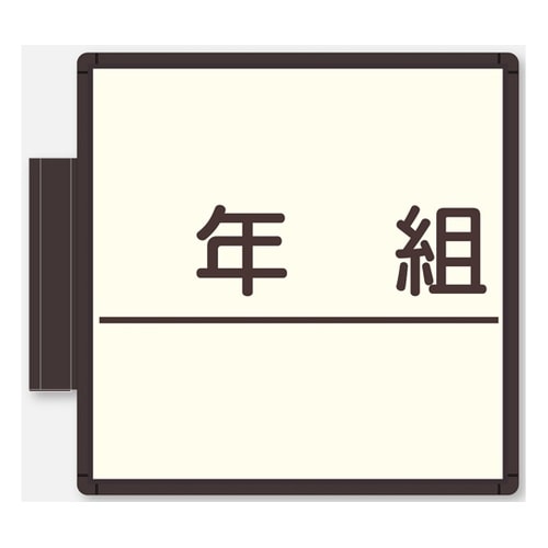 CFプレート 側面型 ブラウン 年・組