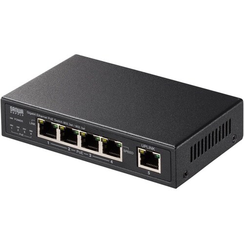 ギガビット対応PoEスイッチングハブ(5