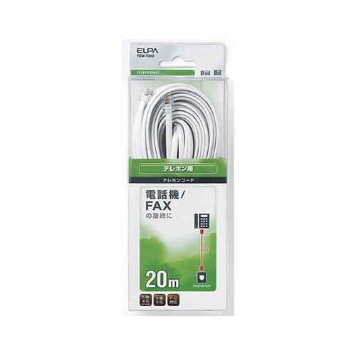 TEW−T200 テレホンコード 20m