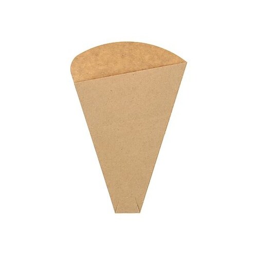 クレープ三角袋 ミシン目入り 未晒無地