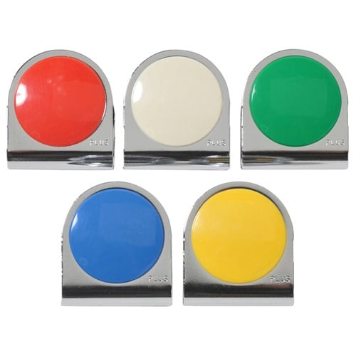 カラーマグネットクリップ 大アソート5P