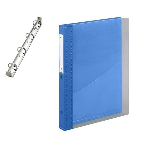 カルテブック A4・4穴・クリヤー ライ