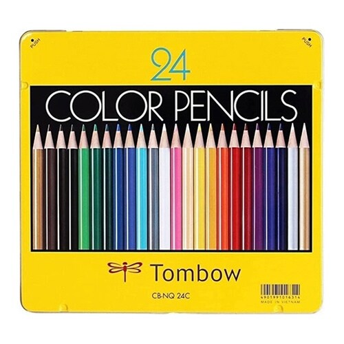 缶入色鉛筆 24色 NQ CB−NQ24